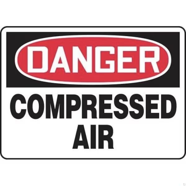 Accuform OSHA DANGER SAFETY SIGN COMPRESSED MCPG018XT MCPG018XT - main